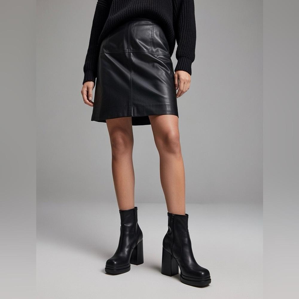 Madden Girl Black Heeled Boots